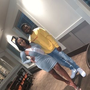 One shoulder midi dress